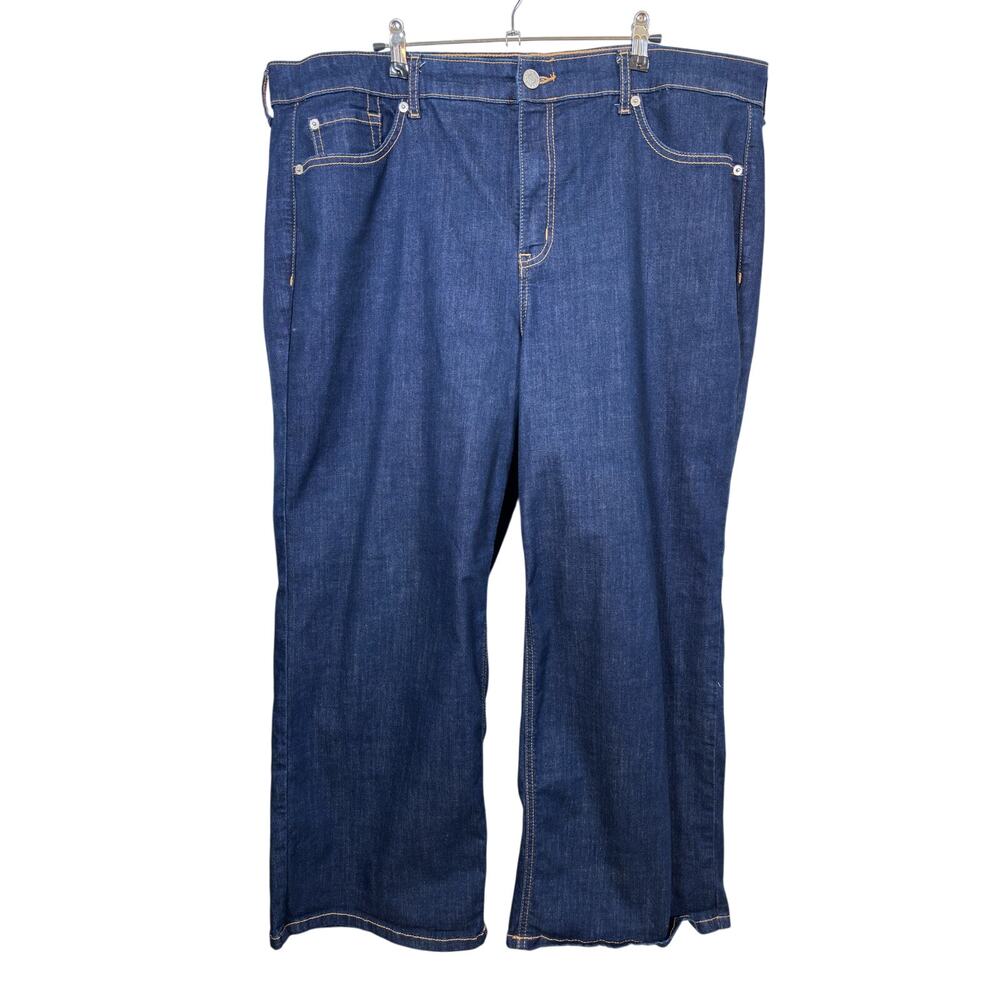 Torrid Wide Leg Jeans Womens 20S Blue High Rise Vintage Stretch